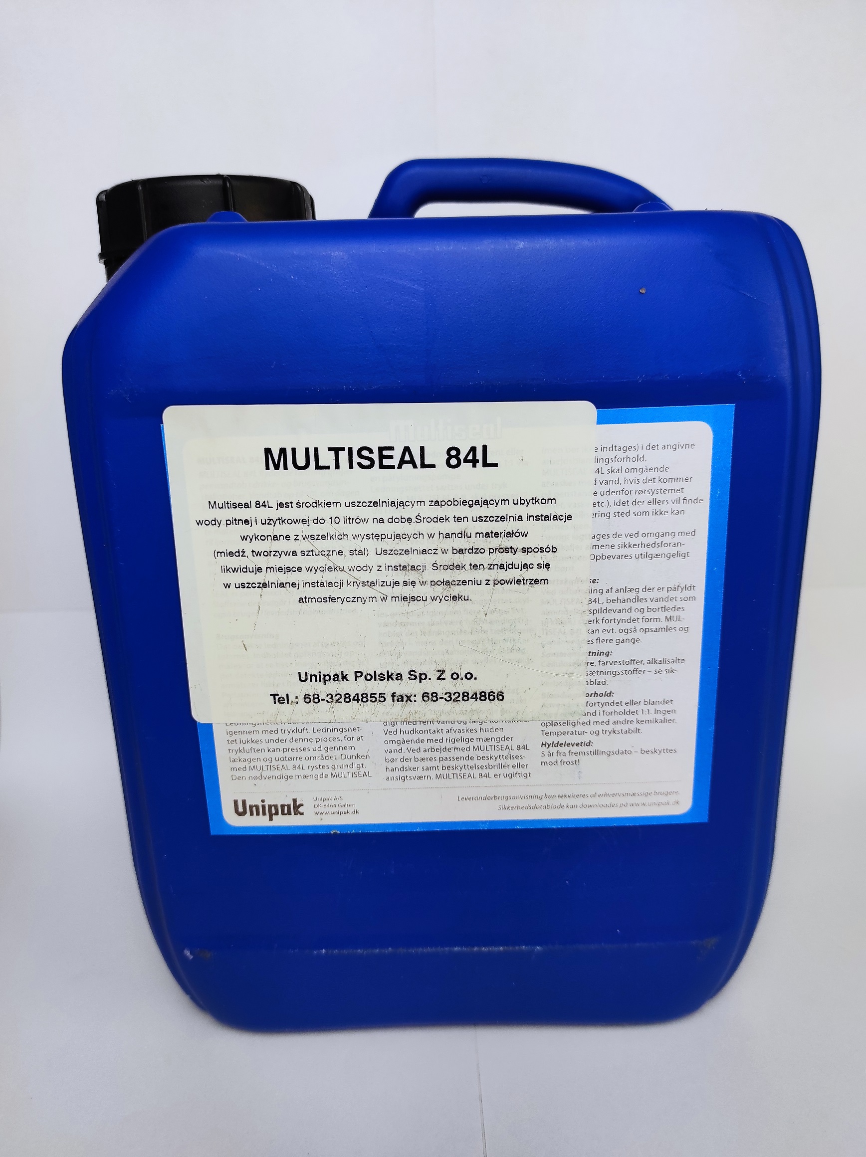 Multiseal 84L (nowa nazwa WATER S) - wyciek wody nie większy niż 5 litrów na dobę